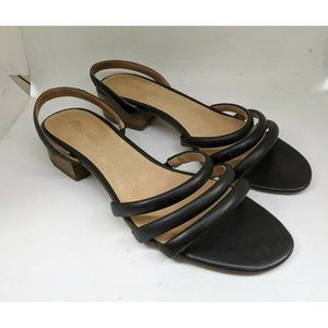MADEWELL THE ADDIE SLINGBACK LEATHER SANDALS size 9